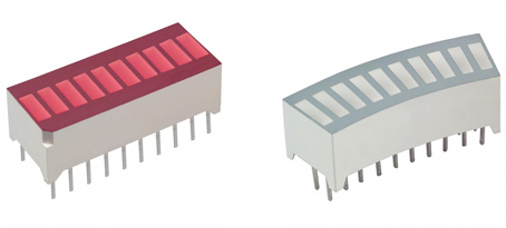 bar graph displays made by Lite-On and Lumex Bar graph displays made by Lite-On and Lumex